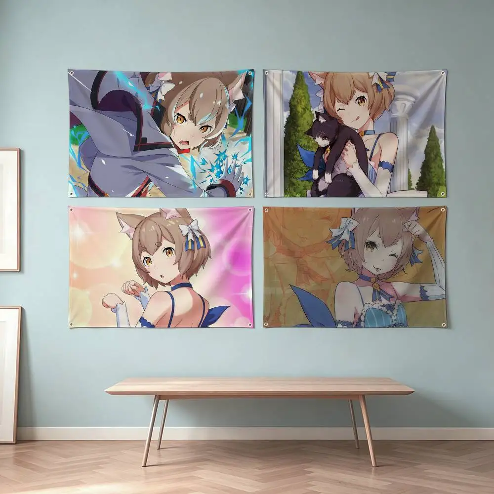 Anime Re Zero-Felix-X Flags for Bedrooms Home Decor Items Outdoor Decors Garage Decoration
