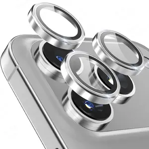 Bilashmart iPhone 17 Pro Max Back Lens Ring Metal Glass Cover iPhone17Pro iPhone17 Air iPhoneAir 17Pro 17ProMax Camera Protector Case