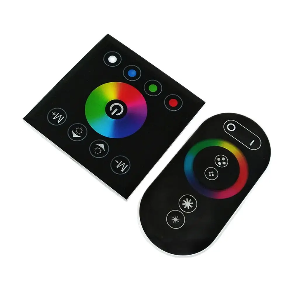 

Touch RGB RGBW controller DC12V 24V Wireless LED Controller RF Touch Panel LED Dimmer RGB RGBW Remote Controller