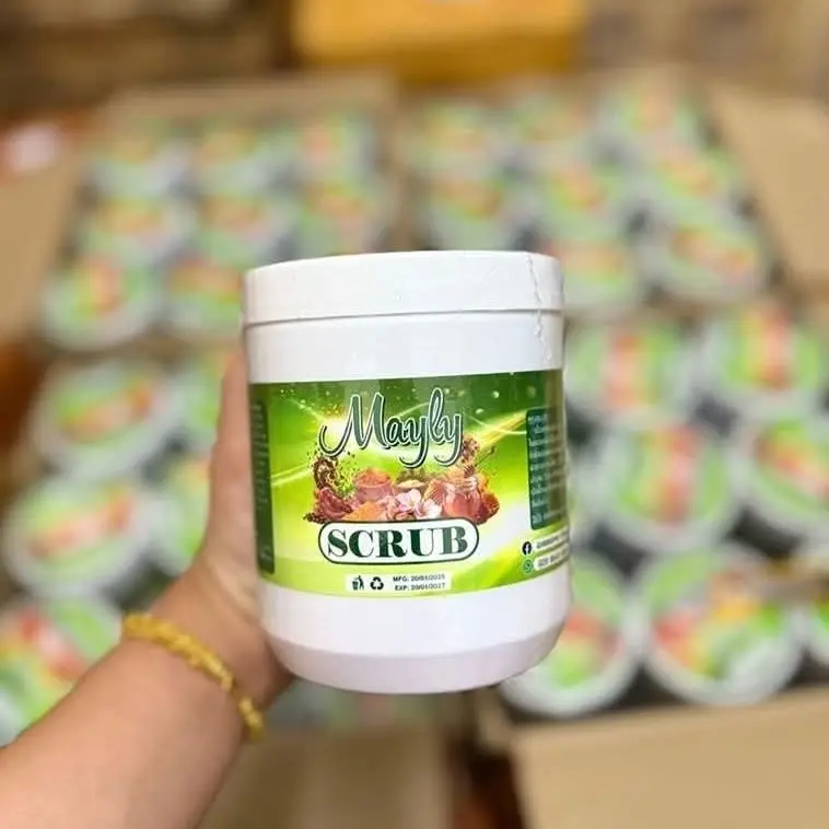 مقشر الجسم بالأعشاب التايلاندية 1000 جرام، تفتيح وتنقية للبشرة الناعمة والواضحة #4