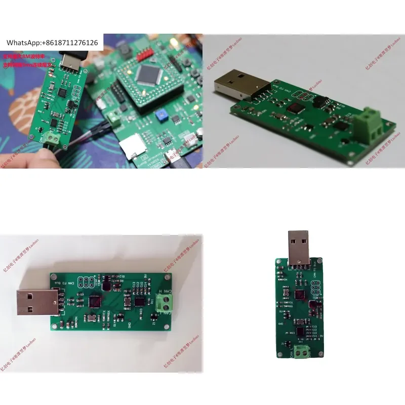 1pcs CANFD Bus Analyzer Debugger CANFD Card Automotive CANFD Bus Development Board for Vehicle Diagnostics and Protocol