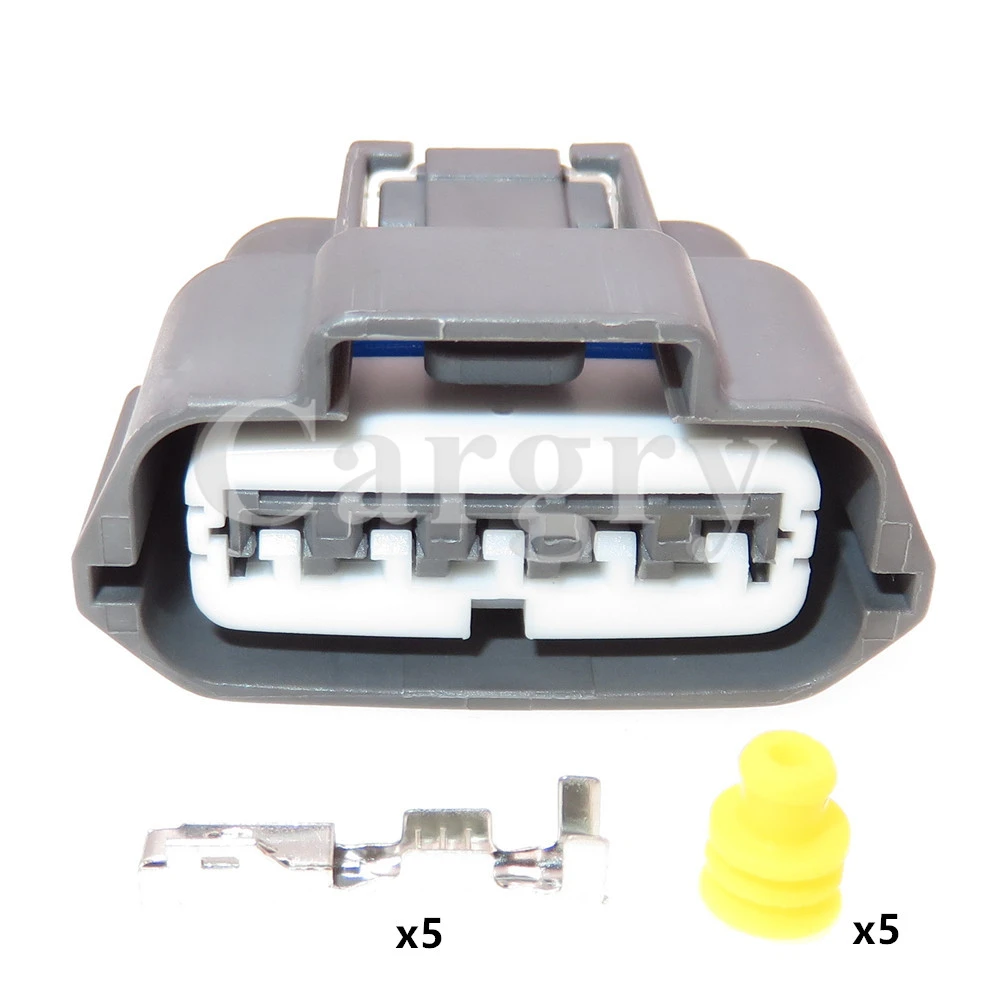 Conector elétrico do sensor de fluxo de ar automotivo, plugue impermeável para Nissan, MAF soquete 2 Series, carro, 5P, 6189-0848, 1 Set