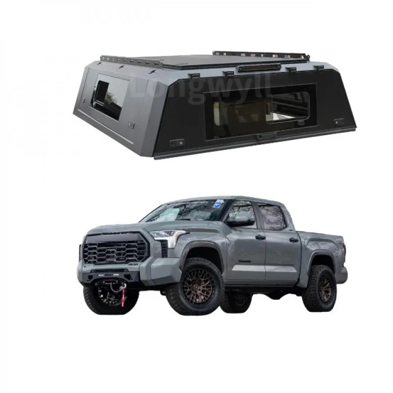 

Aerodynamic Truck Cap for Fuel Efficiency for Tundra Aluminum Samrtcap Truck Topper