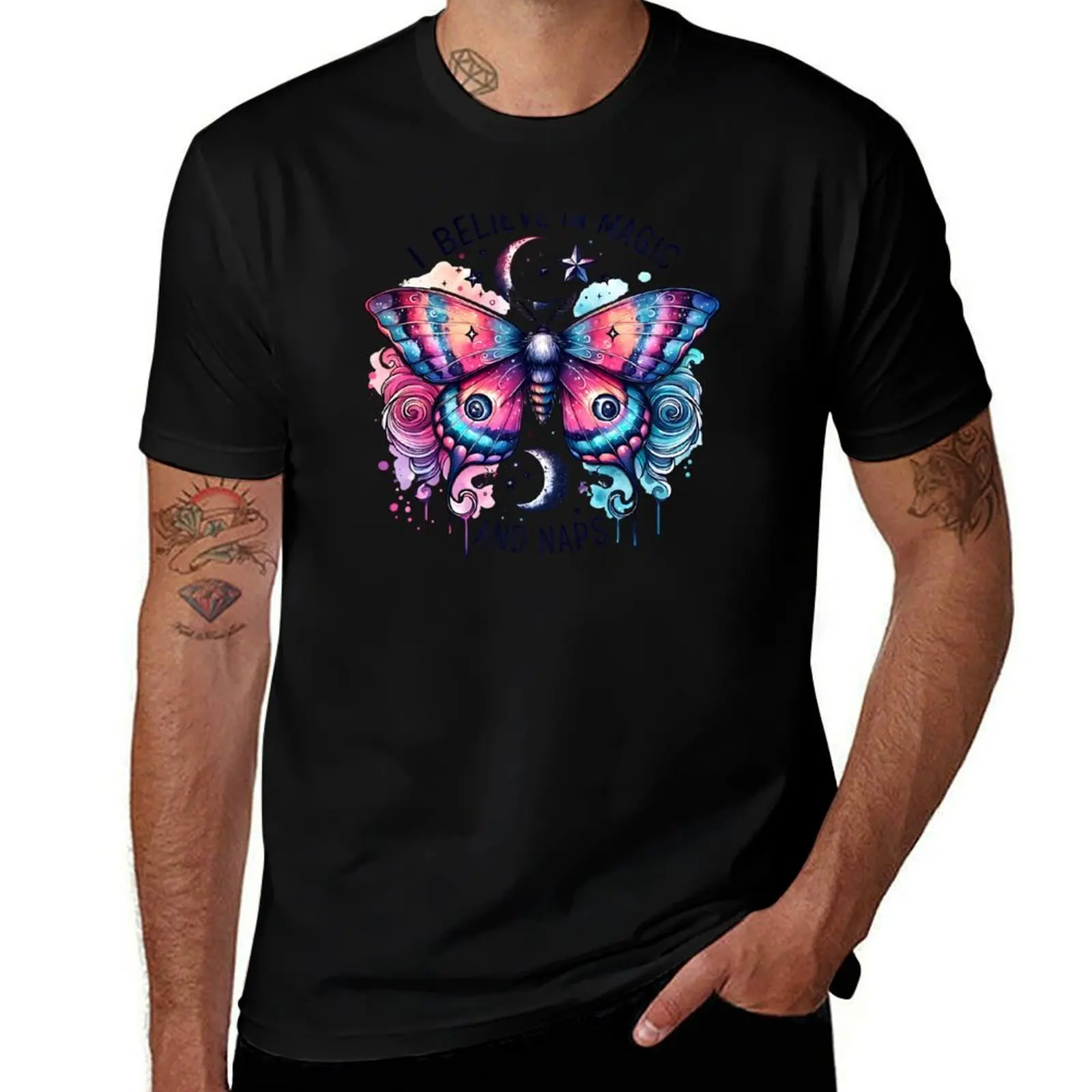 

Dreamy Cosmic Art for Spiritual Self-Care T-Shirt kawaii clothes summer 2025 oversized t shirts for men graphic