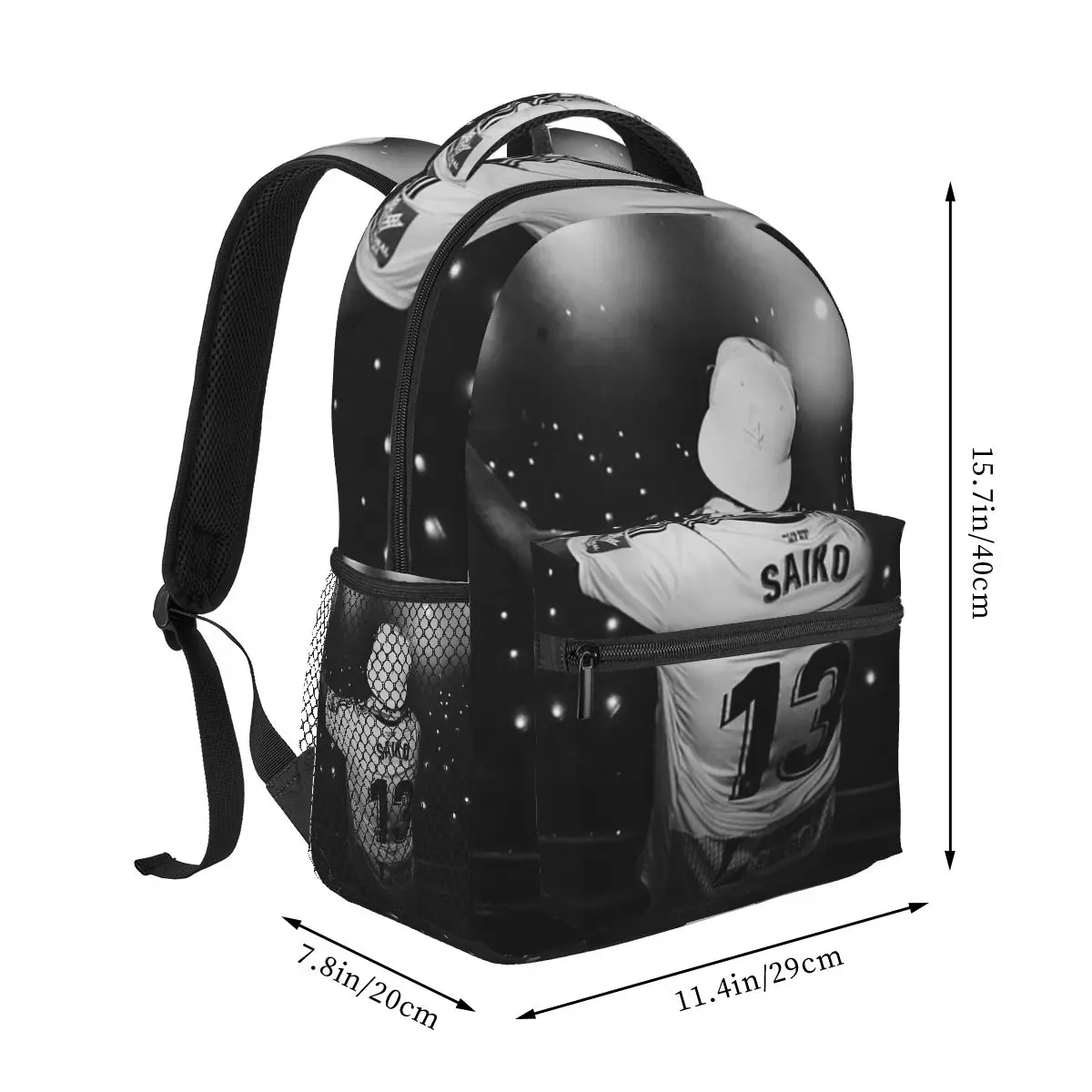 Rapper SAIKO Album Merch Backpack Hot Sale Daypack Large Capacity Children BookBag School Bag Shoulder Bags for Men Women
