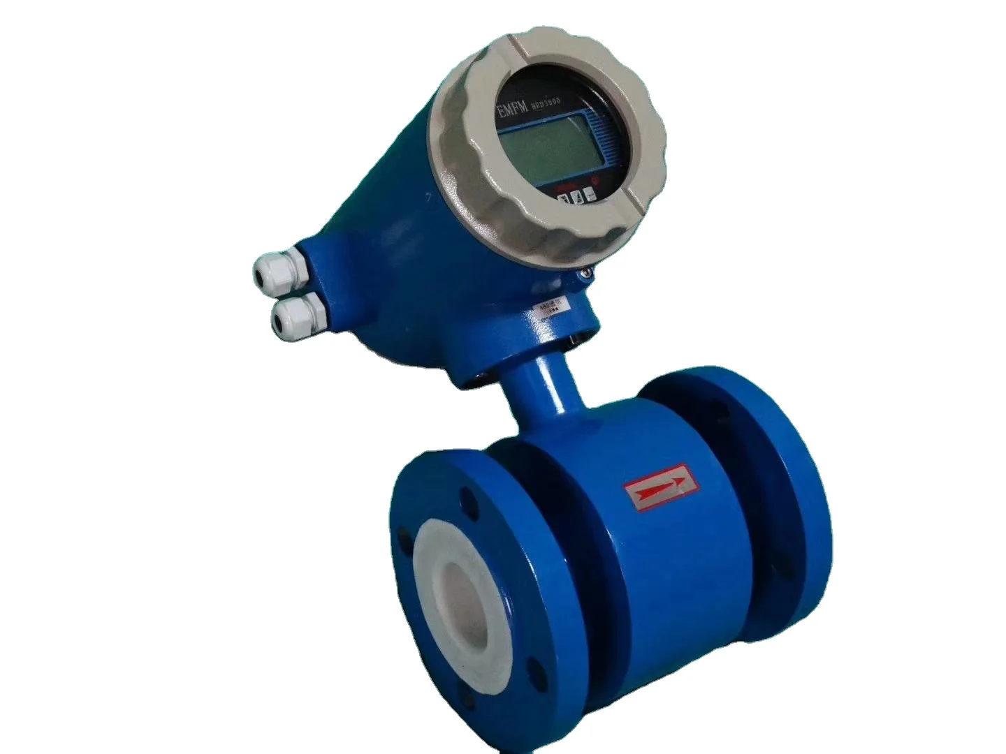 Intelligent electromagnetic flowmeter integrated split pipeline sewage liquid high-precision digital flowmeter DN50