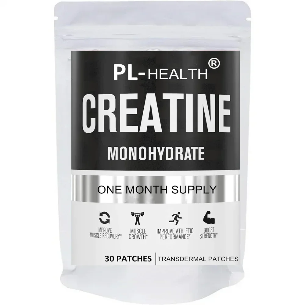 

Creatine Monohydrate Transdermal Patches for Muscle Growth, Increased Strength, Enhanced Energy Output 30 Patches