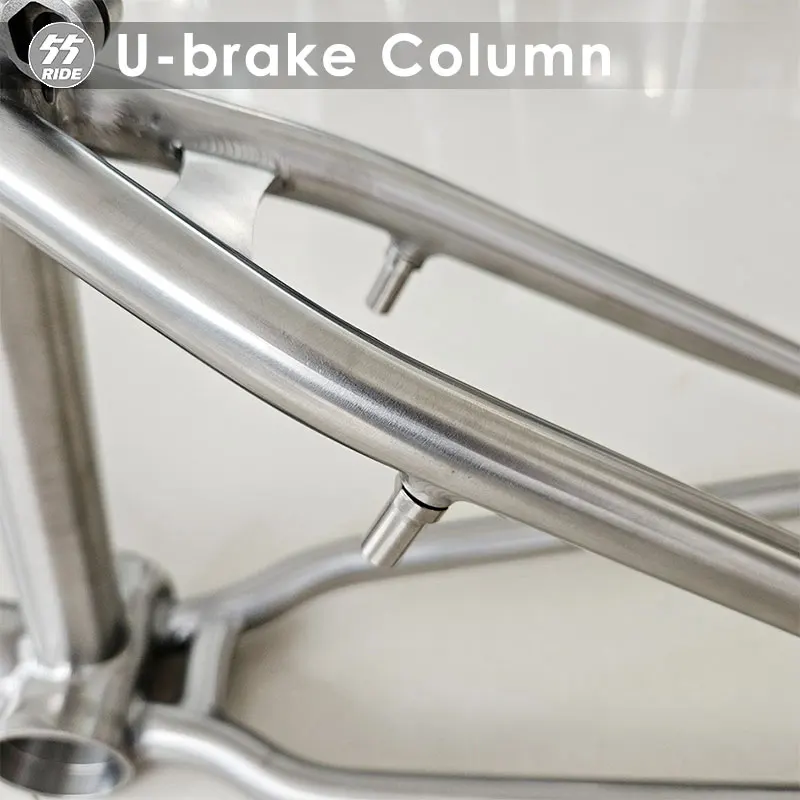 55RIDE Titanium Alloy U-Brake Column for BMX Modified, Bicycle Modification Parts, 2 Pcs