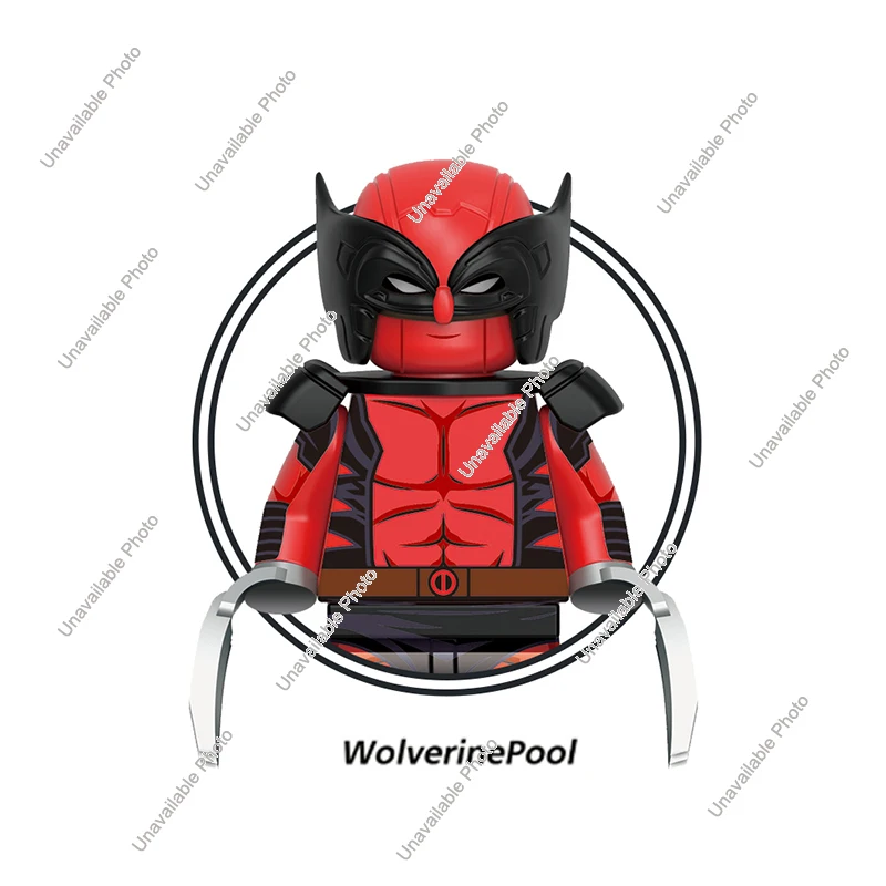 Hot Toys Mini Bakstenen Actiefiguren Film Stripserie Assemblage Deadpool Bouwstenen Speelgoed Voor Kinderen Rt062 G0172 G0173