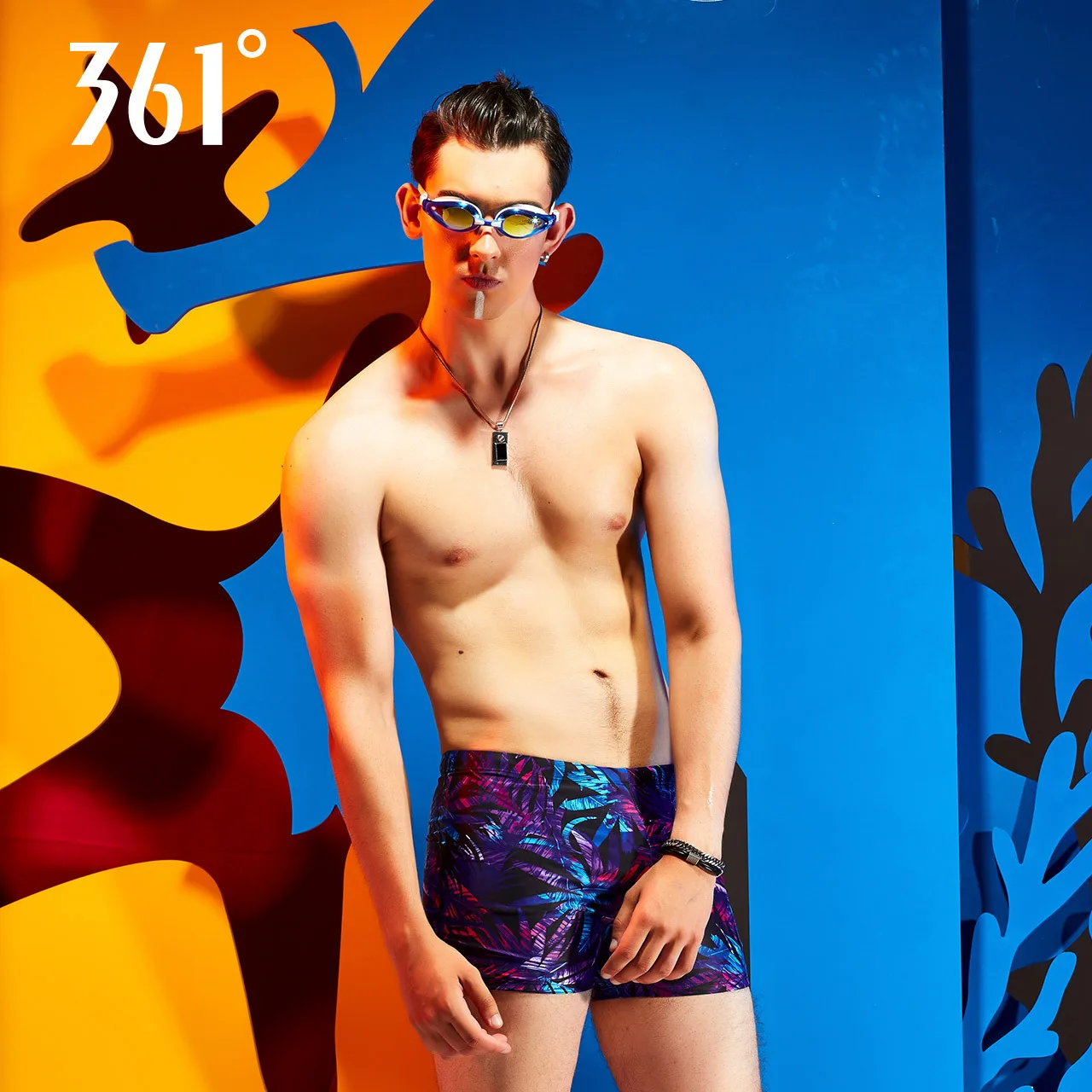 

361 Men WaterProof Quick-Drying Surf Board Swim Shorts Bikini Boxer Briefs Underwear Bathing Suit Running Beach Trunks