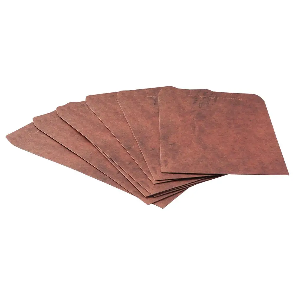 

Multipurpose Kraft Paper Retro Style Kraft Paper Envelope 6.1* 4.3 * 0.01 Inches Red Brown Letter Postcard Gift Office