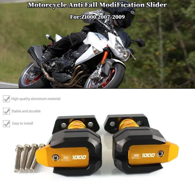 

Motorcycle Falling Protection Frame Slider Fairing Guard Crash Protector For KAWASAKI Z1000 2007 2008 2009 Z 1000