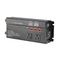 900W DC 12/24V to AC Car Power Inverter Converter USB Adapter with LCD Display