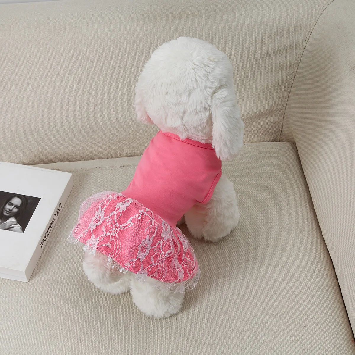 Cute Sleeveless Princess Dress for Small Medium Dogs - Pet D