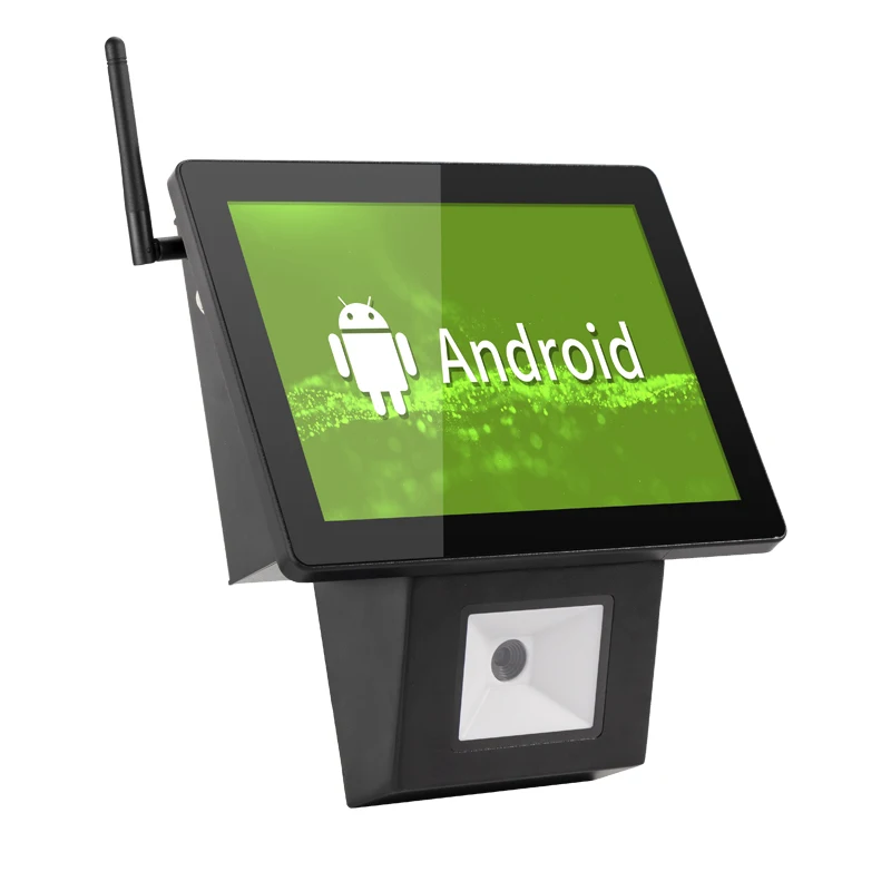 مدقق أسعار عالي الجودة، جهاز فحص أسعار Windows Android الجديد مقاس 8 بوصة يدعم ماسح الباركود على الحائط
