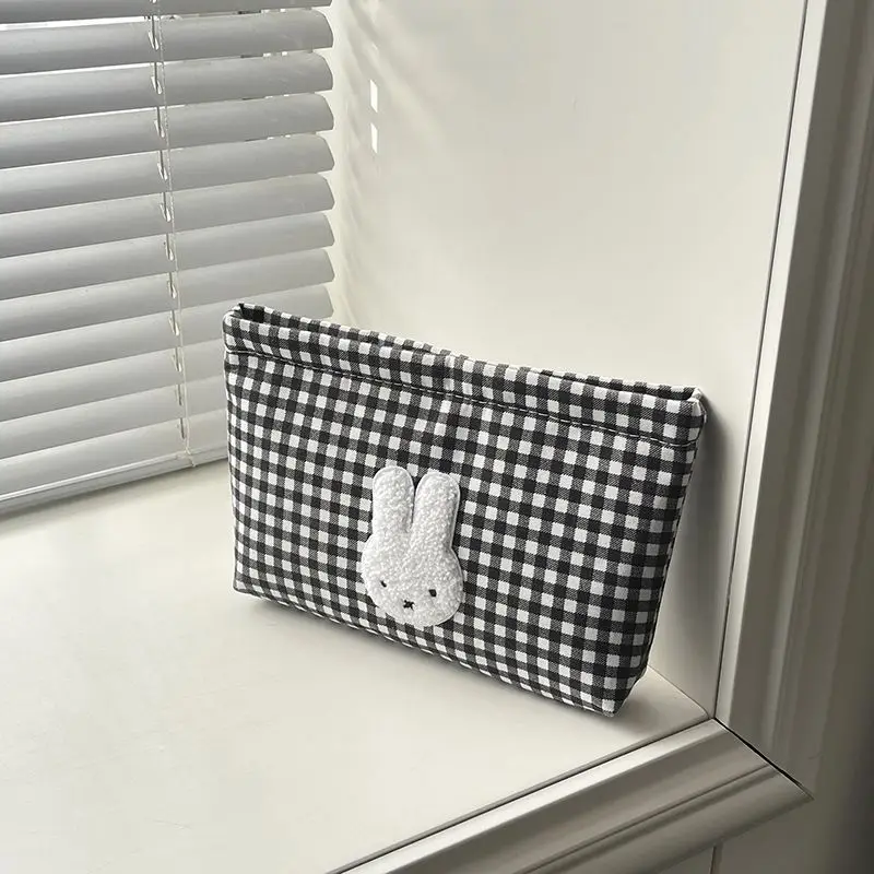 New Miffy Cute Kawaii High-Value Gift Makeup Bag Two-Dimensional Cartoon Creative Student Large Capacity Stationery Storage Bag