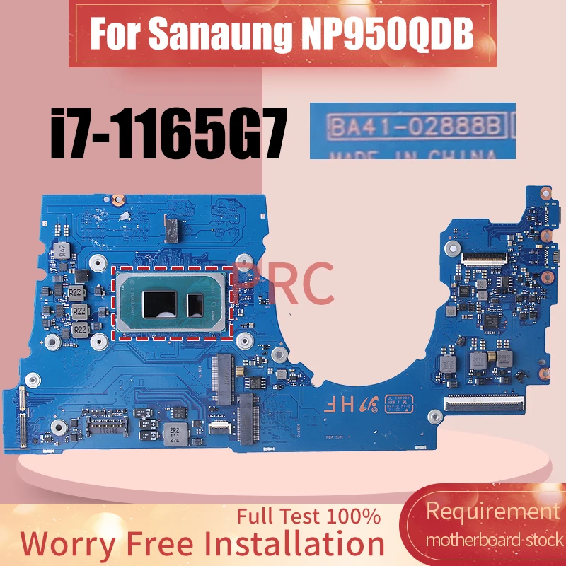 

For Sanaung NP950QDB Laptop Motherboard BA41-02888B SRK01 i7-1165G7 With RAM Notebook Mainboard