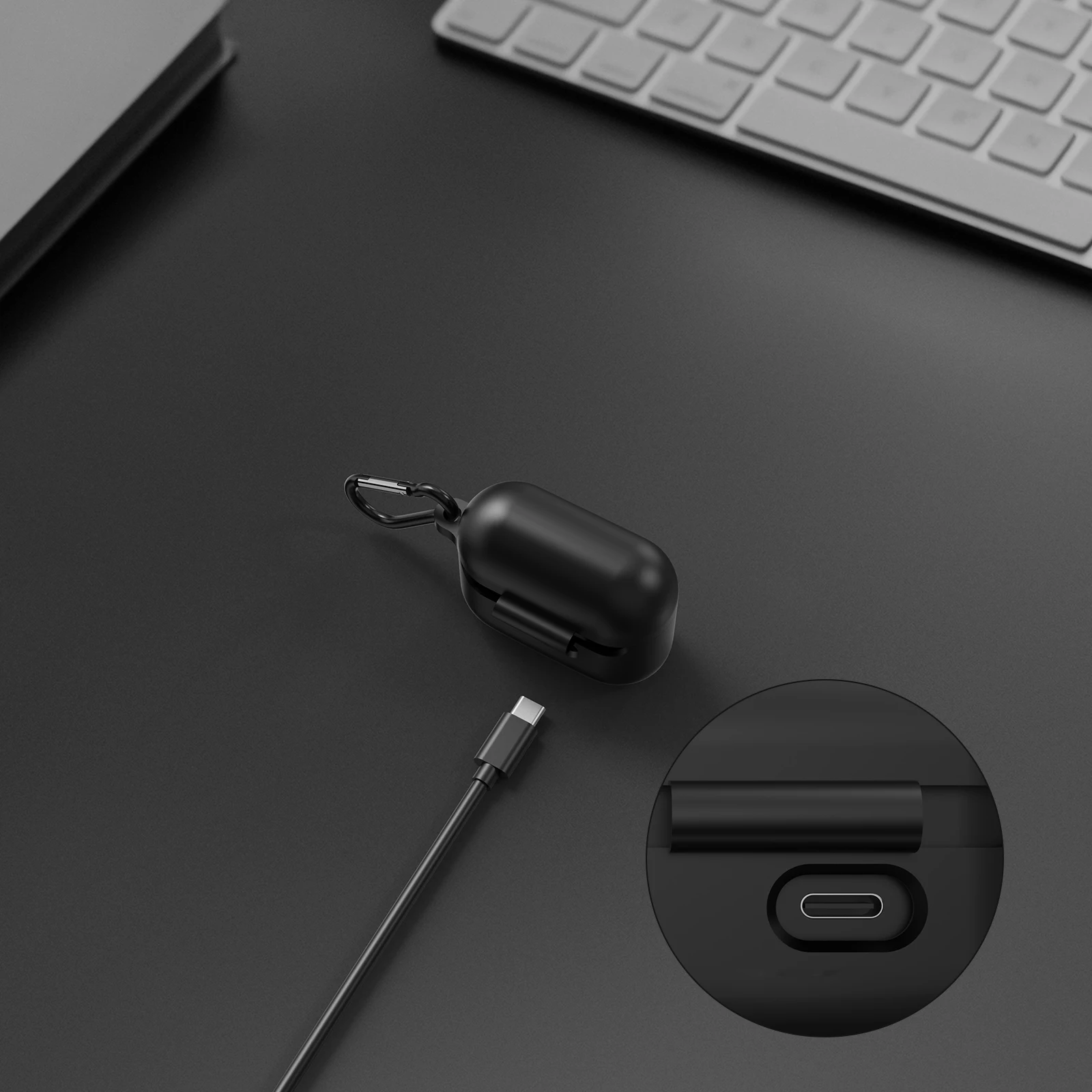Geekria-funda de silicona Compatible con Sony LinkBuds S, auriculares inalámbricos verdaderos, cubierta de piel para auriculares