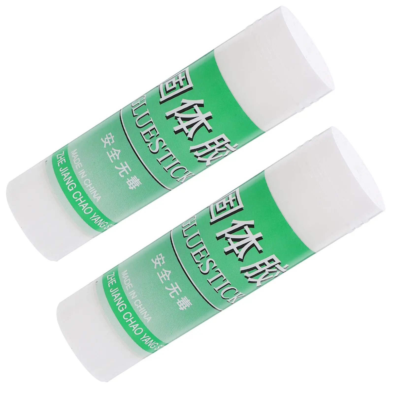 

2PCS Solid Glue Sticks White Adhesive Rods for Students Office Crafting Portable Strong Bonding School Supplies