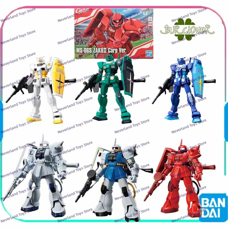 

Bandai Original GUNDAM HG Series ZAKU GUNCANNON TAKUYA KAI MODEL BLUE DESTINY UNIT2 Anime Action Figure Assembly Model Toys