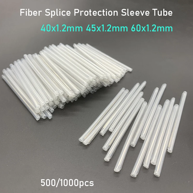 

Optical Fiber Hot Melt Tube, Fusion Protection, FTTH Fiber Splice Sleeves Cable, 1.2mm Diameter 40mm, 45mm, 60mm, 500Pcs/1000Pcs