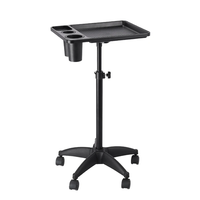 

Пластиковая тележка для салона, прочный, экологически чистый дизайн, легко перемещающиеся колеса для салона, спа-парикмахерской, школьного использования