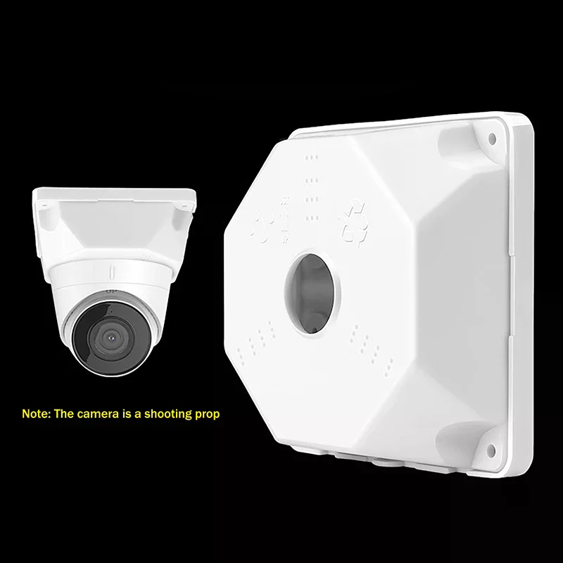 Universal Security Camera Junction Box Mounting Bracket Plastic Rainproof Junction Box Mounting Bracket For Dome Camera