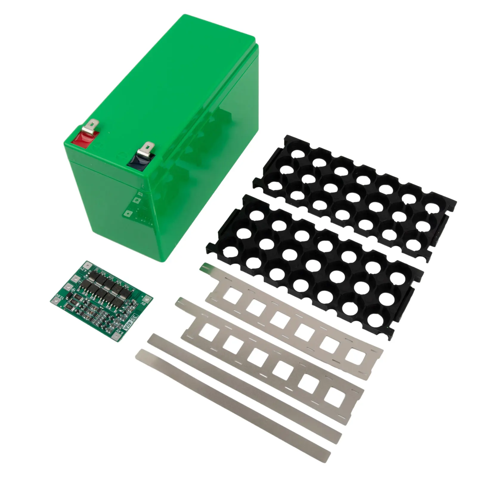 ABS Batterie Fall 12V 7Ah Batterie Fall Halter Fit 18 650 Zellen 3x7 Nickel Streifen Lagerung box Für 18 650 Batterie DIY Batterie Pack
