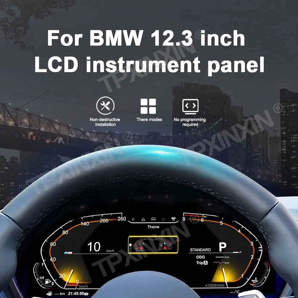 For BMW 3 4 Series F30 F31 F34 F32 F33 F36 2013-2020 Digital Cluster Car LCD Dashboard Panel Virtual Cockpit Instrument