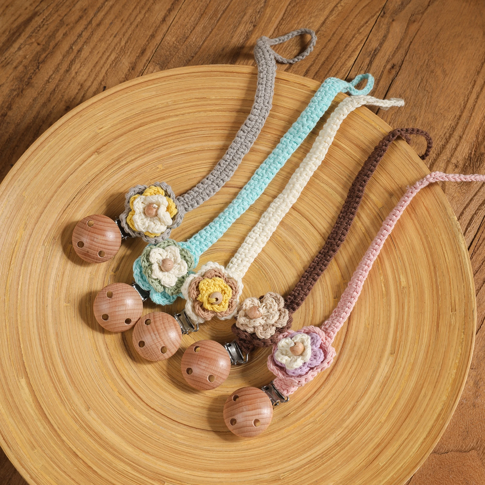 Cotton baby pacifiers  dental bead holders  Pacifier Clips  wooden pliers  toy pacifier pendants  Gifts Articles