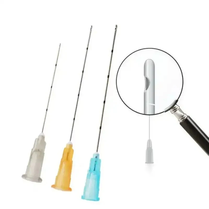 Imagem -04 - Cânula Cortante Descartável Micro Cânula Fina Peças de Ferramenta 14g 90 mm 22g 23g 25g 27g 18g 30g 50 mm Fábrica