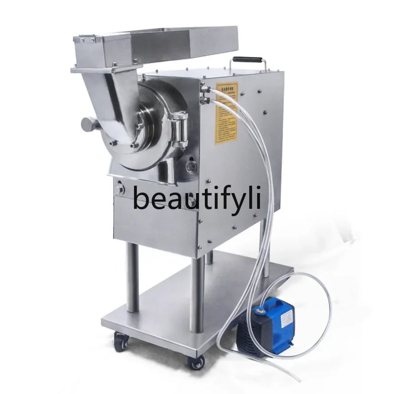 

Small household water-cooled water-type crusher Panax notoginseng powder machine Commercial, ultra-fine grinderX