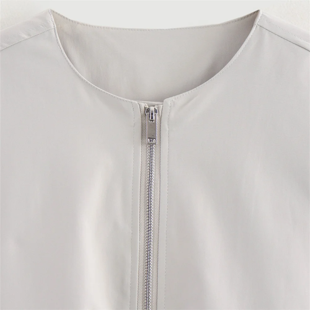 Outono novo estilo europeu e americano moda tri cor lazer ao ar livre blusão jaqueta de vôo