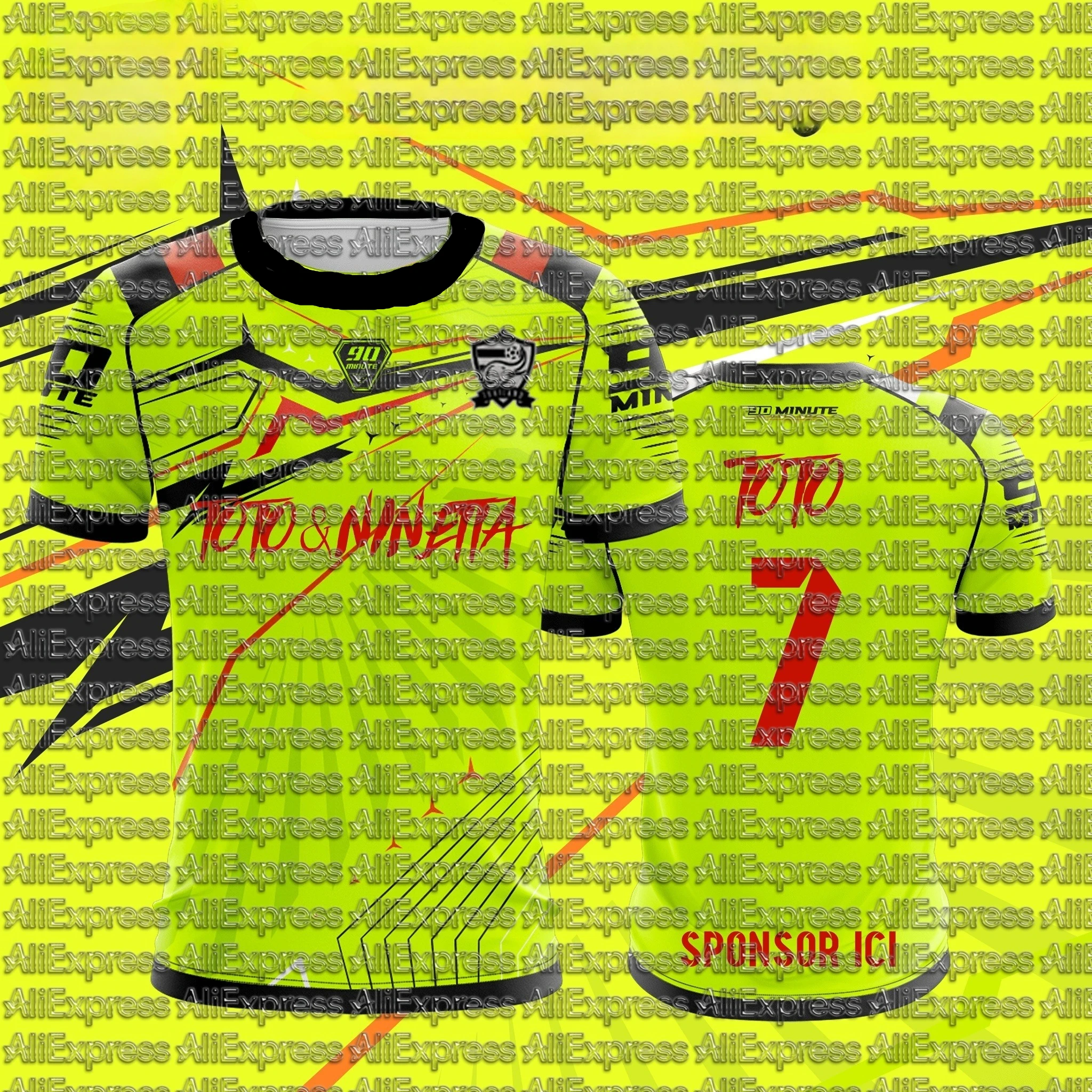 JUL Maillot TOTO Et Ninetta Jersey Men and Women Trendy Rap Culture Print Tshirts Breathable Football Training Women Men T-shirt