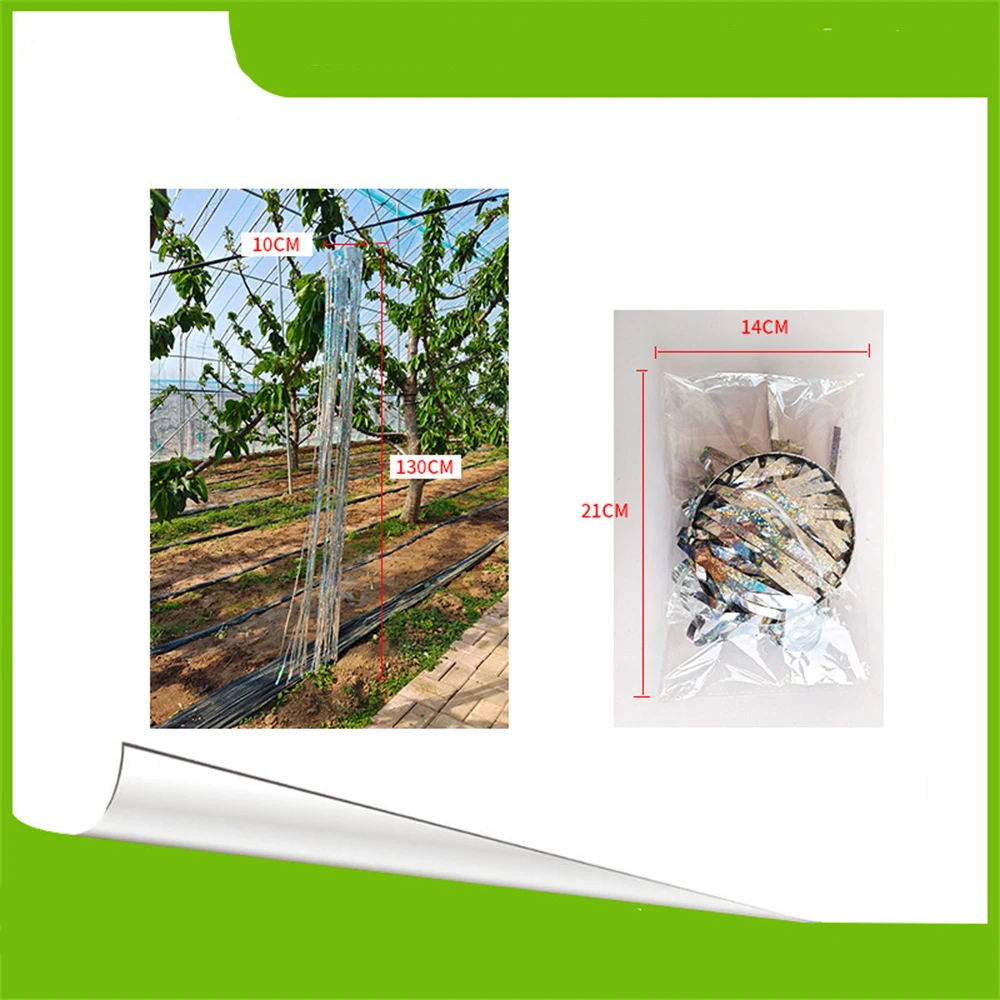 

Bird Driving Strip 130cm For Garden Outside Woodpecker Durable Rotating Reflective Rod Bird Scare Control Device Laser