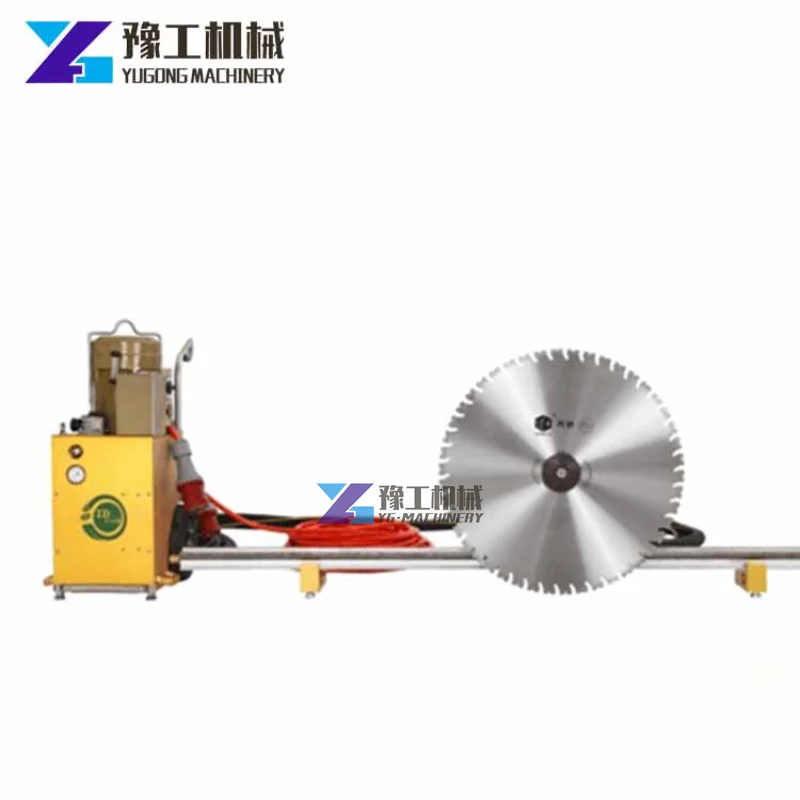 High Quality Electric Wall Saw Concrete Wall Saw Cutting Machine Price Air Switch Protection Aluminum Profile Rail Wall Saw