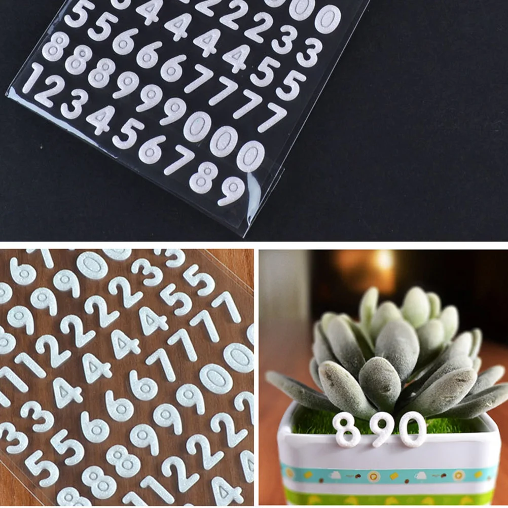

6 Sheets Foam Stickers Colorful Alphabet Self Adhesive Decorative DIY Craft Supplies Letters Numbers Storage Containers