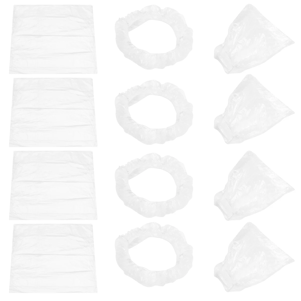 

100 set 100 Sets Car Seat Cover Disposable Steering Wheel Gear Cover Supplies Accessories Car Interior Decor Protective
