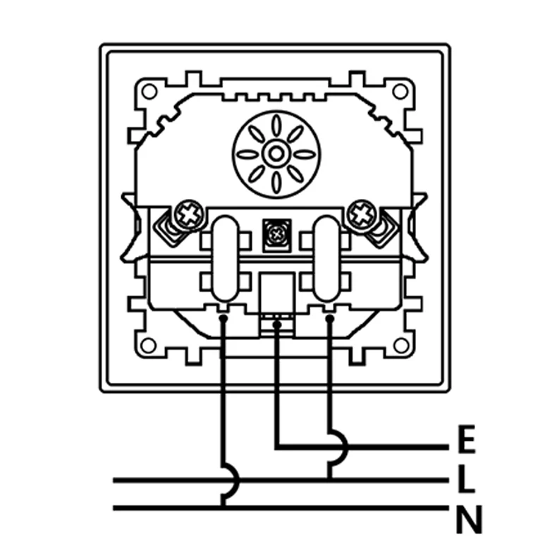 Flammhemmender EU-Standard aus Holz mit Erdungsfarbe, klassische USB-Steckdosen aus Kunststoff, 250 V, eingebettete Wandsteckdosen, 250 V – Detail 2
