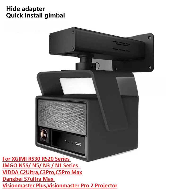 best-projector-wall-bracket-for-xgimi-rs30-hisense-c3ultra-valerion-jmgo-projectorhidden-adapeterquick-install-gimbal-stand