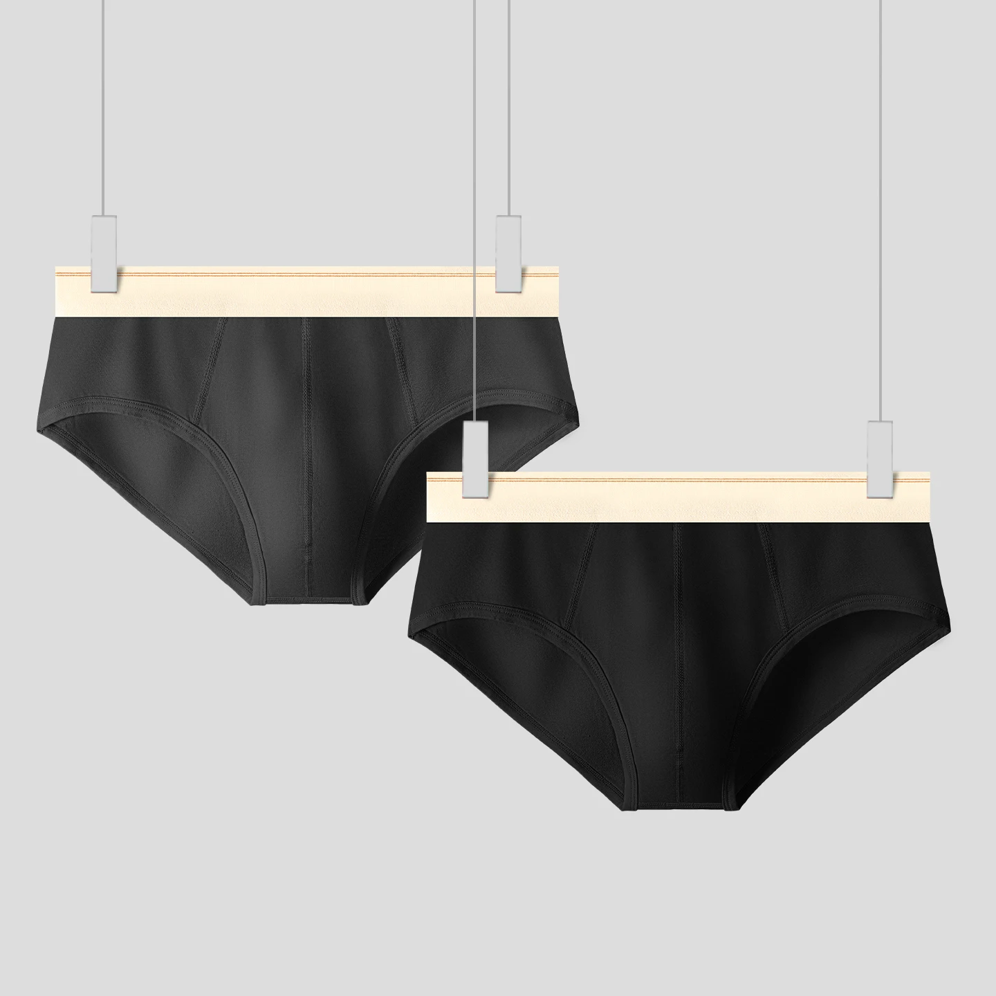 Men's pure cotton breathable and comfortable triangular underpants, mid-waist, skin-friendly and soft, teenagers' underpants image 5