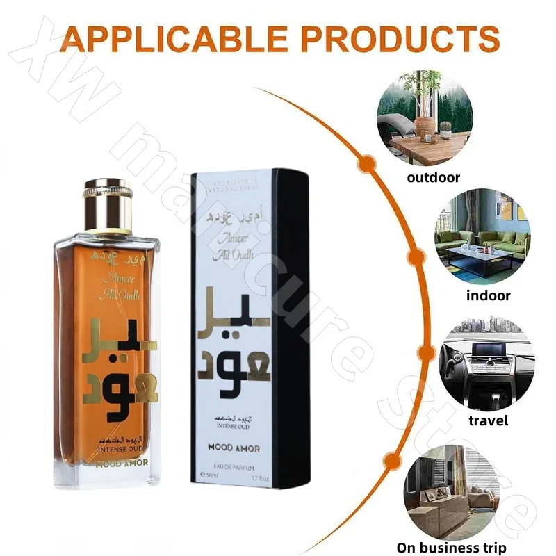 عطر اورينتال وودي للرجال مع عطر يدوم طويلاً، مزاج غامض طازج وأنيق، 50 مل