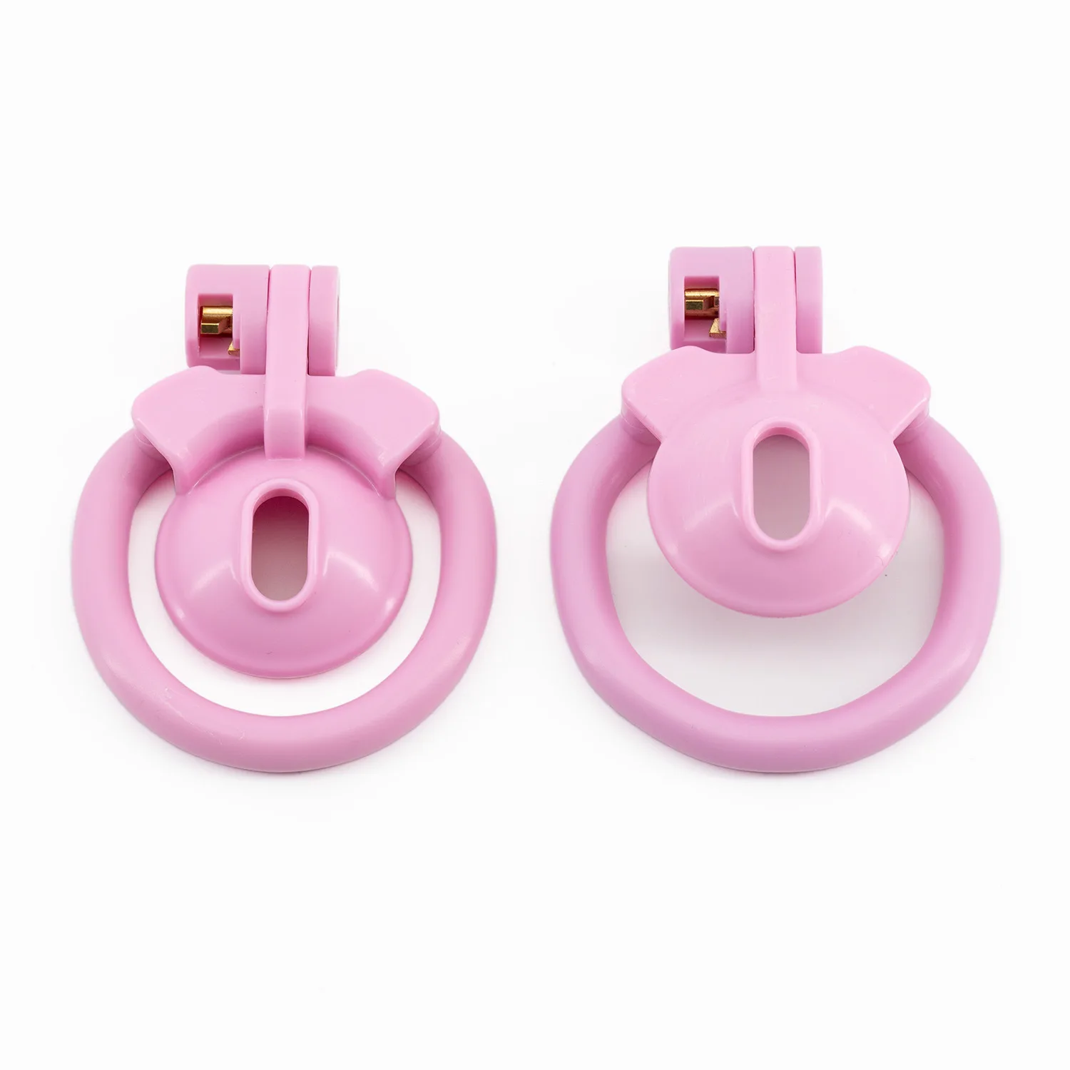 Mini CB Chastity Cage Positive/Negative Sissy Cock Lock with 4 Size Base Penis Rings Hidden Penis Devices Sexy Toys For Adults