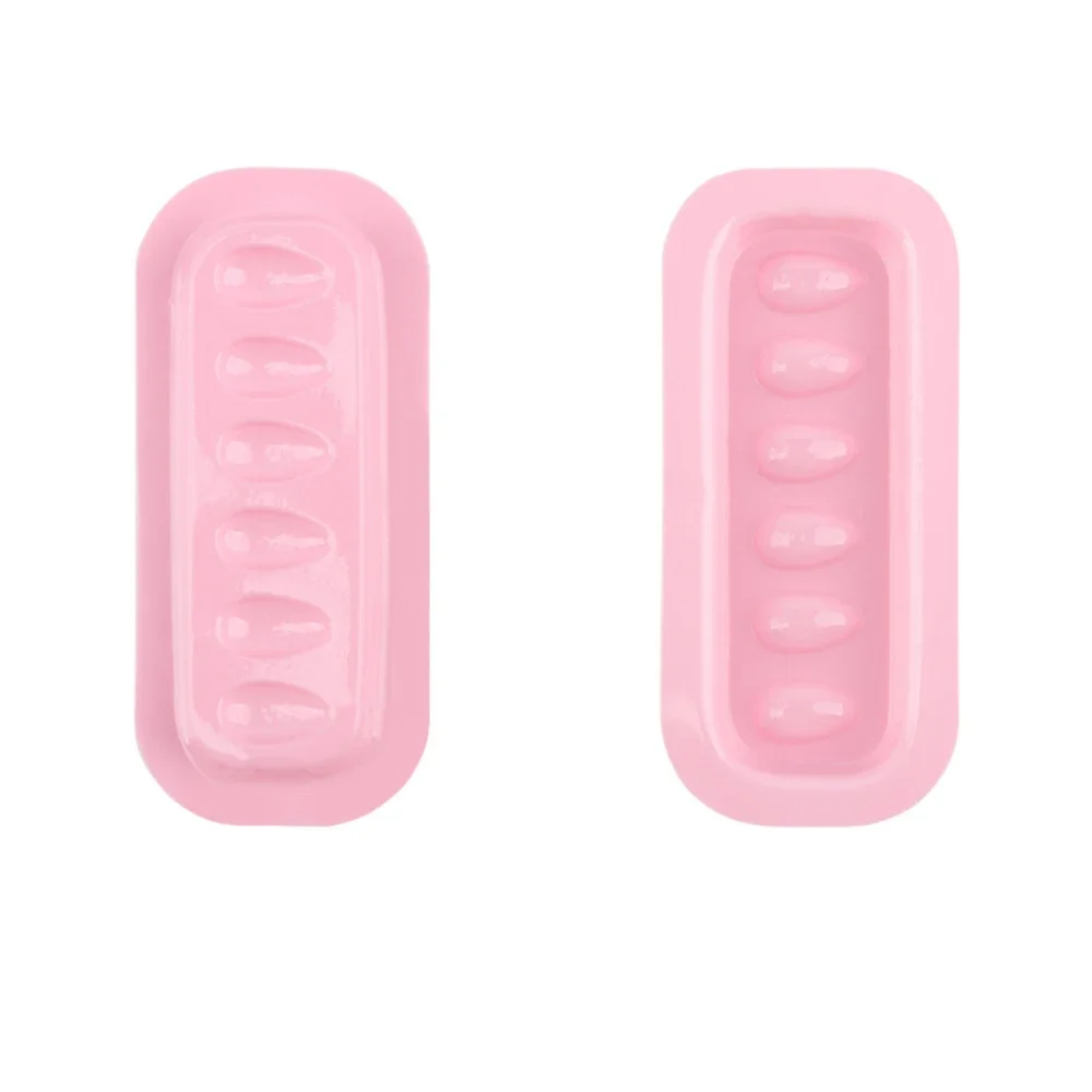 Bandeja de soporte de pegamento para pestañas, herramienta de maquillaje, suministros de extensiones de elevación de pestañas, accesorios, venta al por mayor, bandeja de soporte de pegamento para pestañas de plástico, 50/100 Uds.