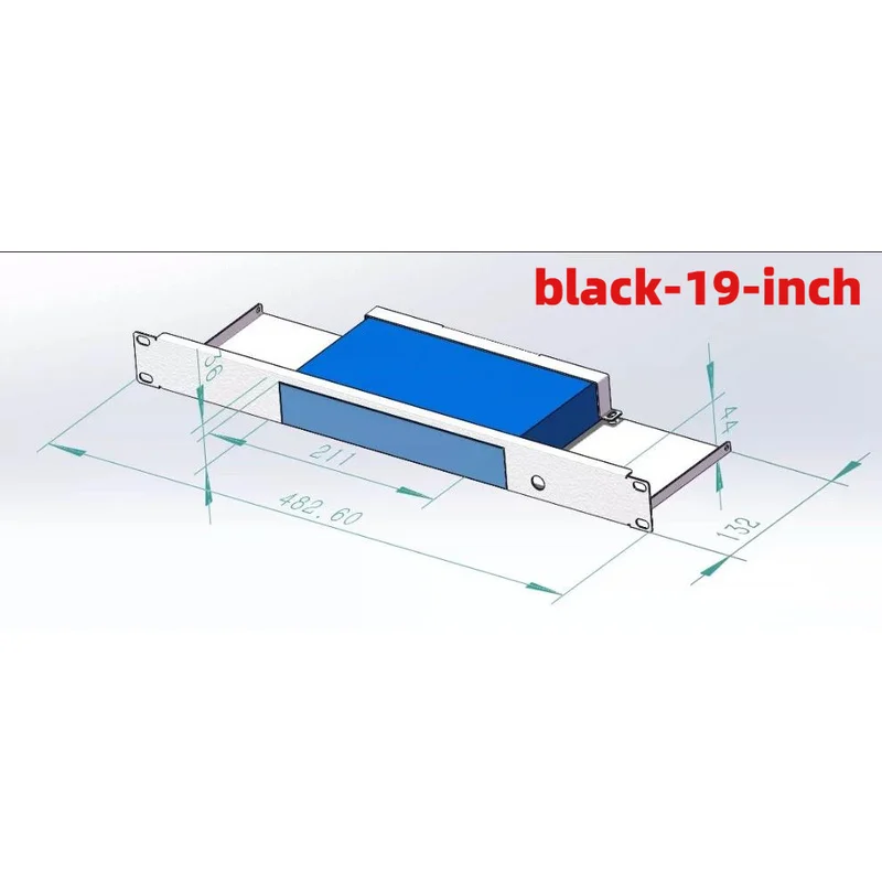 Rack Mount Bracket For Huawei（S110-8LP2ST）19 Inch Matches Standard Frame Dimensions And Supports Communication Hardware Deployme
