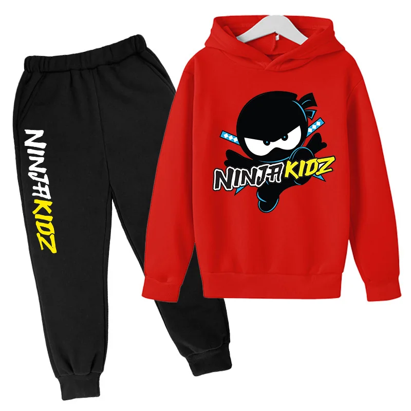 Hooded sweatshirts for boys and hoodies for girls NINJA KIDZ Kids Casual Sweatshirts Spring and fall kids hoodies and sweatpants