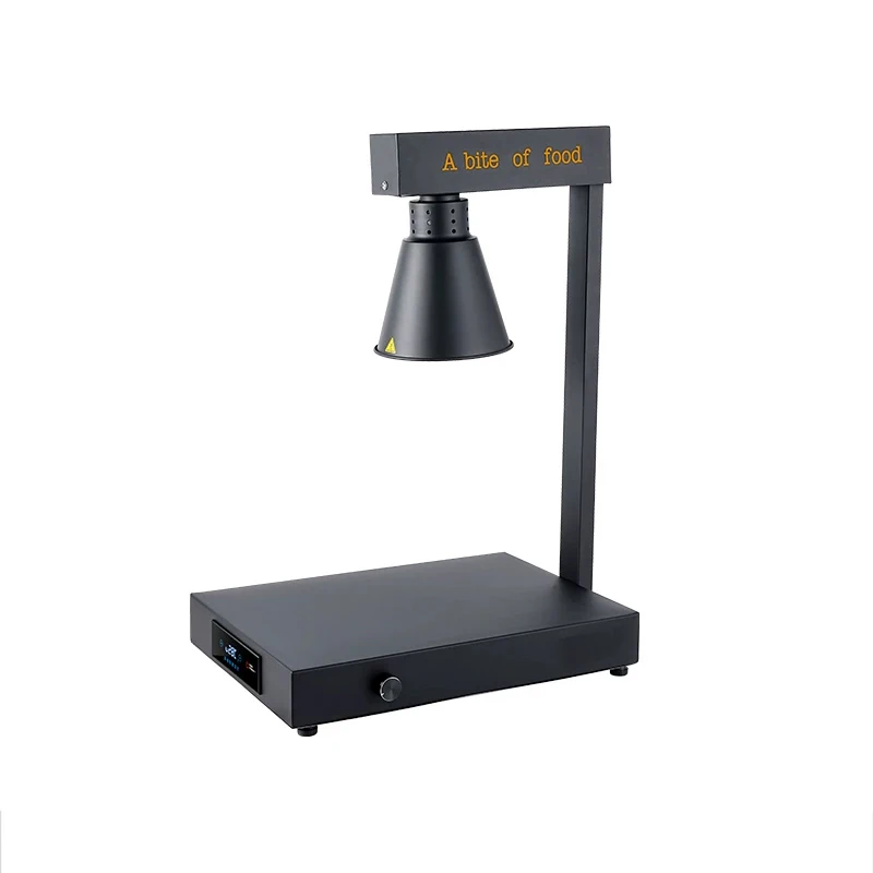 High Quality Black Buffet Carving Station With Heat Light Carving Station And Lamp Food Warmer For Hotels And Restaurants