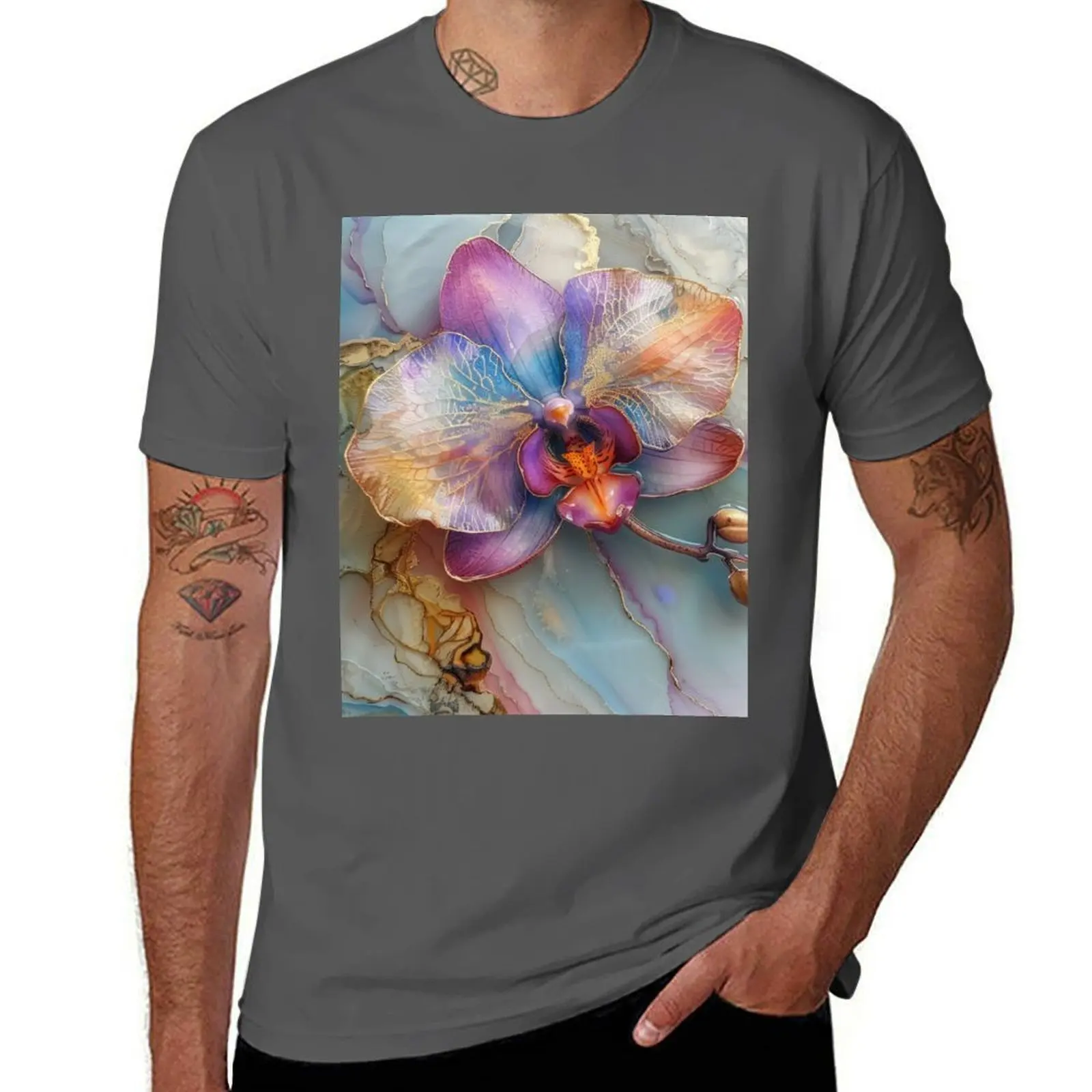 

Whispering Orchids T-Shirt t shirt man casual mens graphic t shirts T-Shirt
