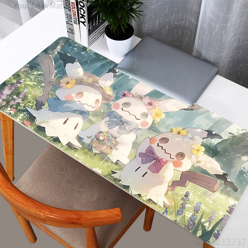 Anime Giant Sky Creature Large Mouse Pad, Fantasy Landscape Desk Mat for Gaming Office,Non-Slip Extended Keyboard Pad Cool Decor