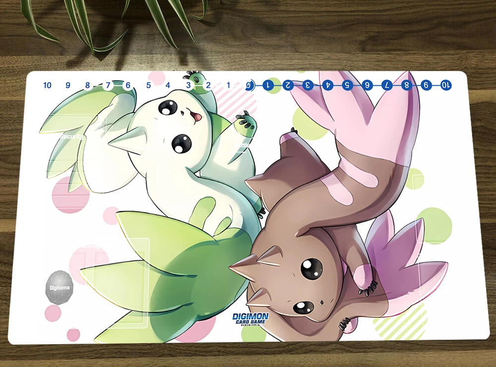 

Anime Digimon Duel Playmat Terriermon Lopmon DTCG TCG CCG Mat Trading Card Game Mat Mouse Pad Table Gaming Play Pad Free Bag